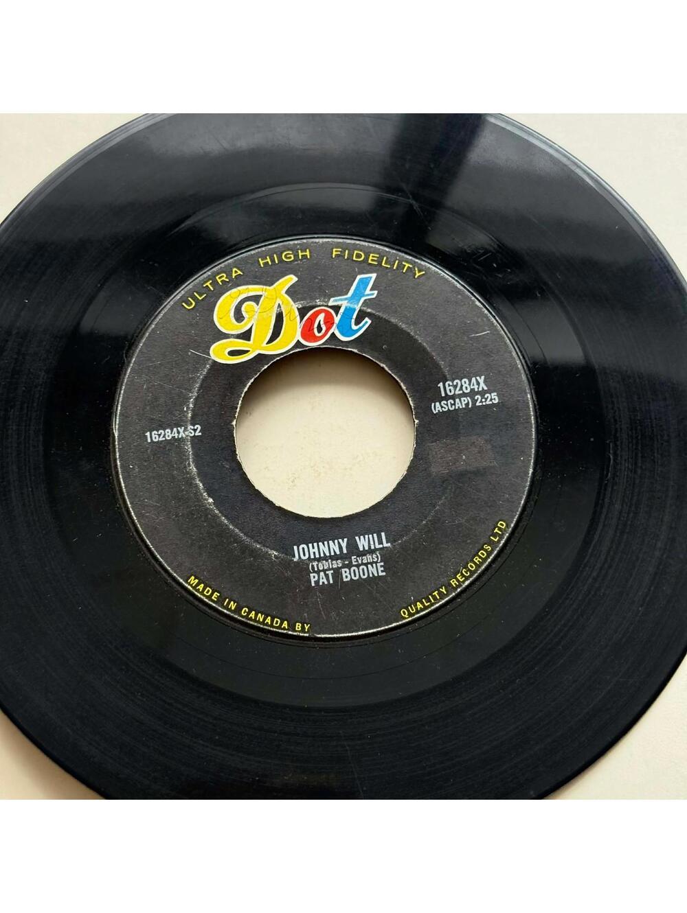 Pat Boone - Just let me Dream/Johnny Will 45rpm VG+ R31